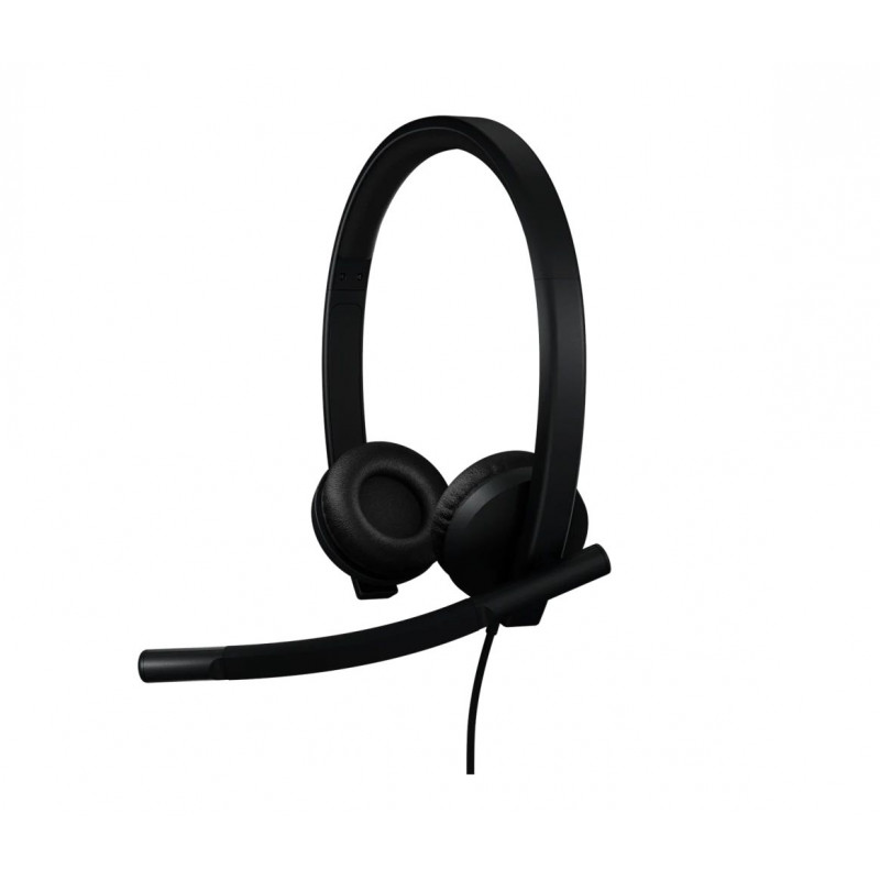 Logitech H570E Teams USB-C Stereo Headset Black