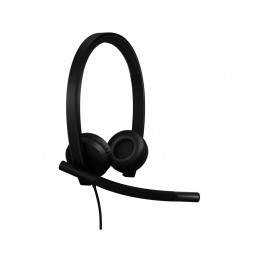 Logitech H570E Teams USB-C Stereo Headset Black