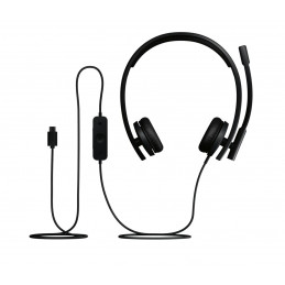Logitech H570E Teams USB-C Stereo Headset Black