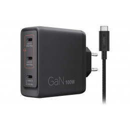 Dell Multi-port USB-C 100W GaN Charger Black