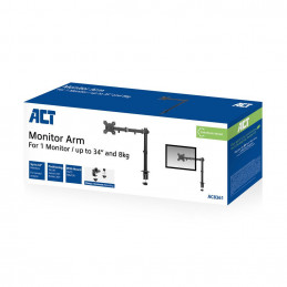 ACT AC8361 Monitor arm 34" Black