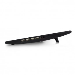 ACT AC8105 Laptop hűtőállvány 17"-ig állítható magasság (2 pozícióban) 4 portos hub