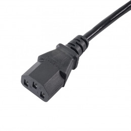 Akyga AK-PC-03A Extension Power Cord C13 / C14 cable 1,8m Black