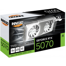 Inno3D GeForce RTX5070 12GB GDDR7 Twin X2 OC White