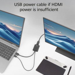 ACT HDMI to DisplayPort adapter 4K@60Hz Black