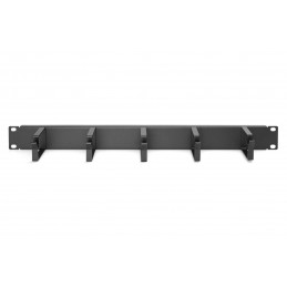 Digitus DN-97602 Cable routing panel with cable routing brackets for 483 mm (19") cabinets 1U Black