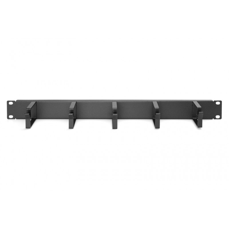 Digitus DN-97602 Cable routing panel with cable routing brackets for 483 mm (19") cabinets 1U Black