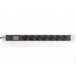 Digitus DN-95402 Túlfeszültségvédő Kapcsolóval 7DIN 2m Black
