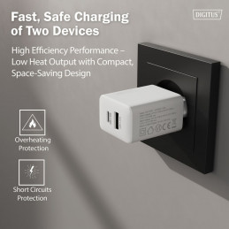Digitus DA-10301 30W USB GaN Charger White