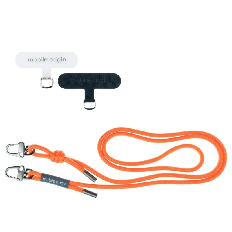 Mobile Origin Lanyard rope 6 mm, 82 - 163cm Orange