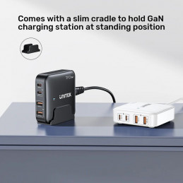 Unitek 70W Desktop GaN Charging Station Black