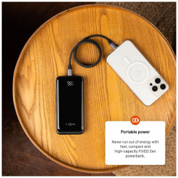 FIXED Zen2 20, 20 000 mAh PowerBank, fekete