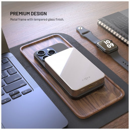 FIXED MagZen 10 Oi2 10000 mAh külső akkumlátor, titán