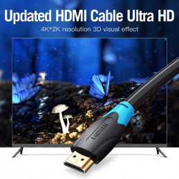 Vention HDMI A male - HDMI A male cable 3m Black
