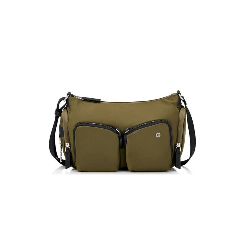 Samsonite Blazing Shoulder Bag Multi PKT Olive Green