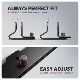 AXAGON STND-VB vertical stand for laptops and tablets Black