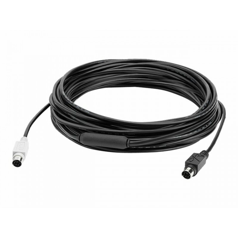 Logitech Group WW Mini-Din Cable Black