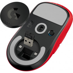 Logitech G Pro X Superlight Wireless Gaming Mouse Red