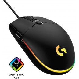 Logitech G203 LightSync Gaming mouse Black