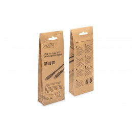 Digitus USB 4.0 Type-C connection cable 3m Black