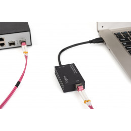 Digitus USB 3.0 Gigabit SFP network adapter Black