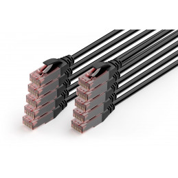 Digitus CAT6 U-UTP Patch Cable 2m Black (10 Pack)