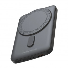 Mobile Origin Wireless Magnetic PowerBank 5000mAh Black