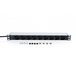 Digitus DN-95444 Túlfeszültségvédő 9DIN 2m Black/White