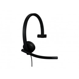 Logitech H570E Teams USB-C Mono Headset Black