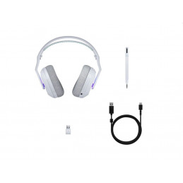Logitech G522 Lightspeed Wireless Bluetooth Gaming Headset White