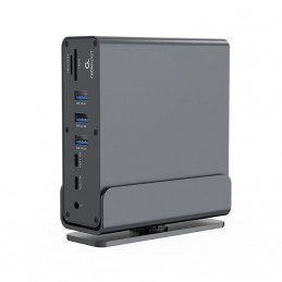 Gembird A-CF-COMBO15-01 USB Type-CF 15-in-1 Multi-Port Adapter Space Grey