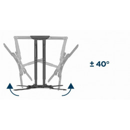 Gembird WM-60ST-01 Full-motion TV wall mount 32”-60” Black