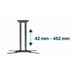 Gembird WM-60ST-01 Full-motion TV wall mount 32”-60” Black