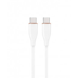 Gembird Premium silicon Type-C Power Delivery (PD) charging & data cable 1,5m White