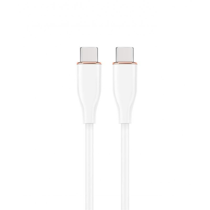 Gembird Premium silicon Type-C Power Delivery (PD) charging & data cable 1,5m White