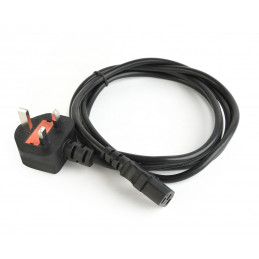 Gembird PC-187 UK Power cord 1,8m Black