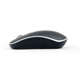 Gembird MUS-4B-06-BS Optical mouse Black/Silver
