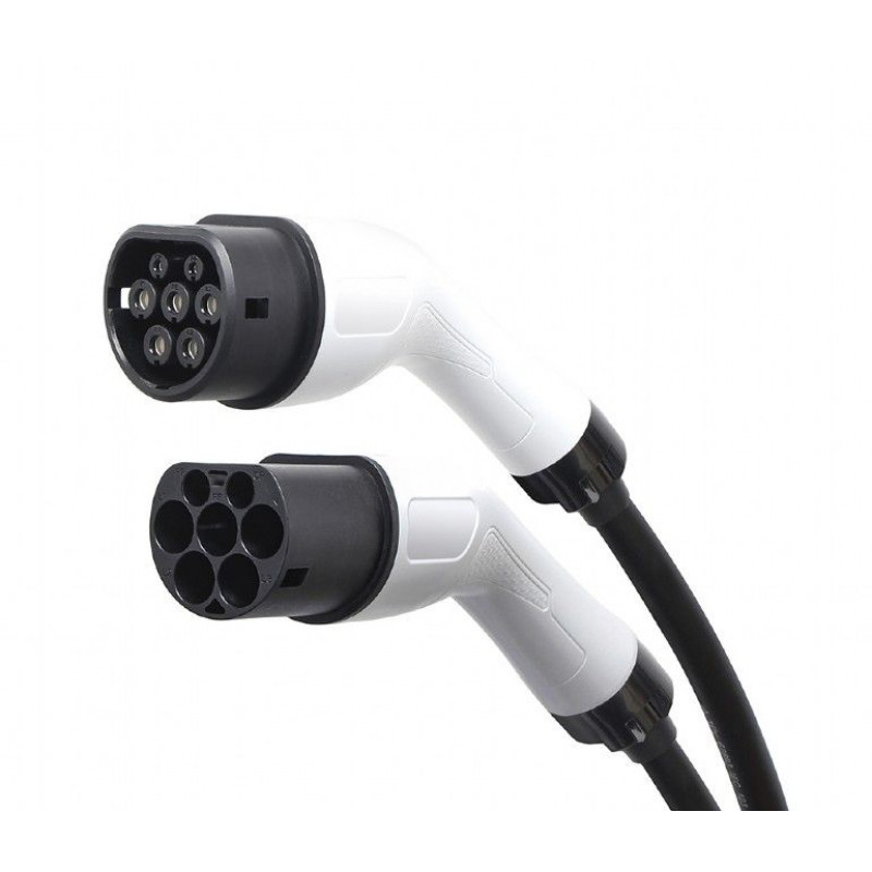 Gembird Type 2 16A 3-phase Charging cable 8m Black