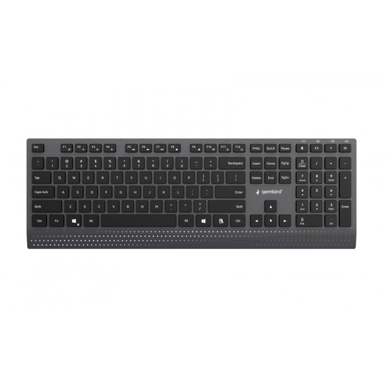 Gembird KB-MCH-06 Slim Wired Multimedia Keyboard Black US