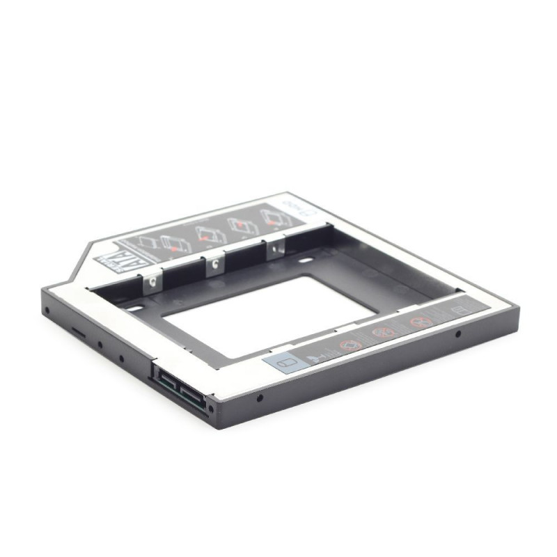 Gembird Slim mounting frame for 2,5'''' drive to 5,25'''' bay, for drive up to 12,7mm