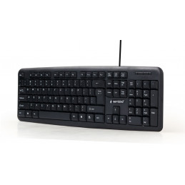 Gembird KB-U-103 Standard keyboard Black US