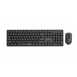 Gembird KBS-WMS-01 Silent Key Pro Business Wireless Keyboard Combo Black US