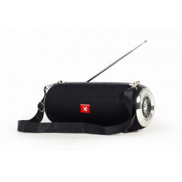 Gembird Portable Bluetooth Speaker With Antenna Black