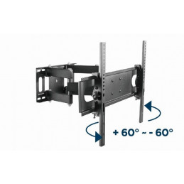 Gembird WM-70ST-01 Full-motion TV wall mount 37”-70” Black