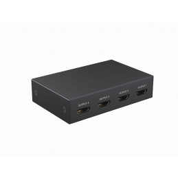Gembird 4-ports 4K HDMI Splitter Black
