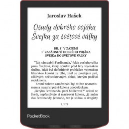 PocketBook 634 Verse Pro 6" E-book olvasó 16GB Passion Red