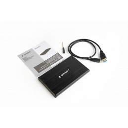 Gembird 2,5" EE2-U3S-3 USB3.0 Enclosure Aluminium Black