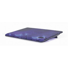 Gembird NBS-2F15-05 LED Notebook hűtő Black