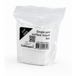 Gembird CAT6 UTP single port surface mount box