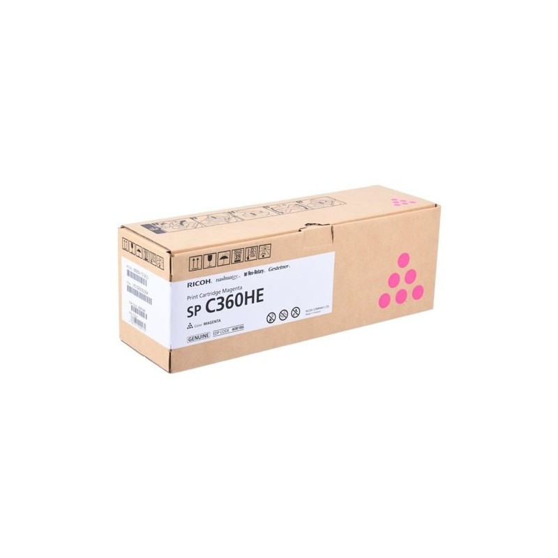 Ricoh SPC360HE magenta eredeti toner (408186)